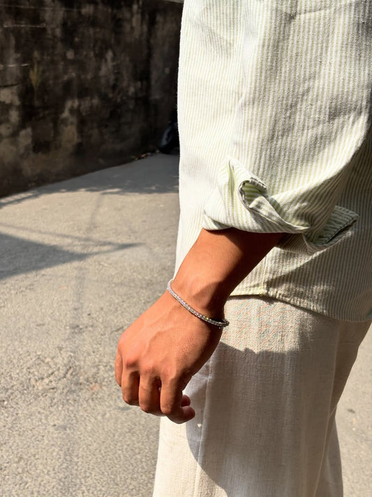 Classic Silver Tennis Bracelet