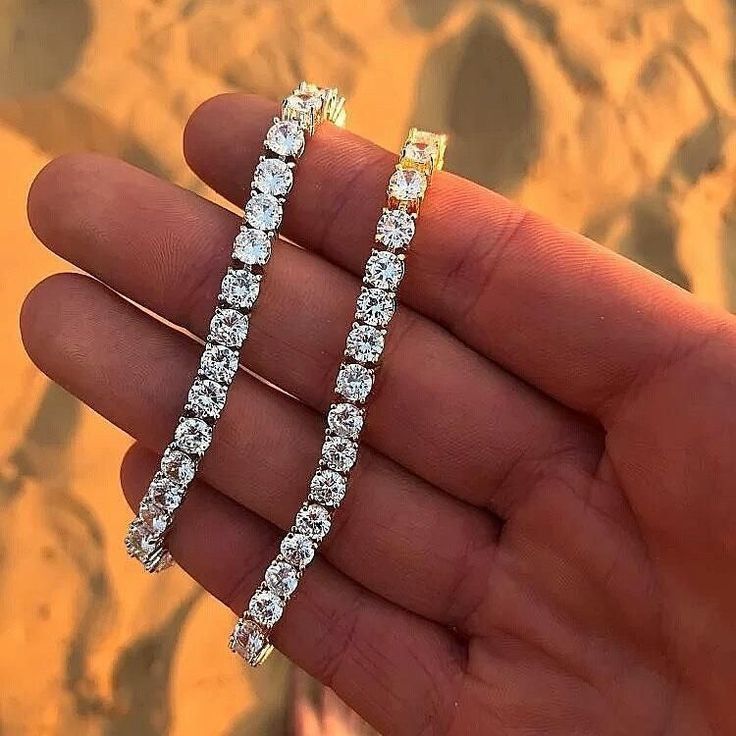 Classic Silver Tennis Bracelet
